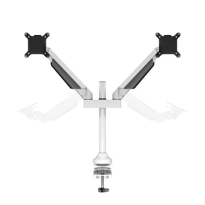 Dark Slate Gray Multibrackets M VESA Gas Lift Arm Dual White
