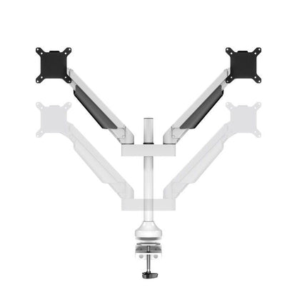 Dark Slate Gray Multibrackets M VESA Gas Lift Arm Dual White