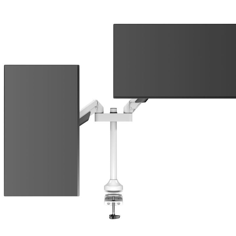 Dim Gray Multibrackets M VESA Gas Lift Arm Dual White