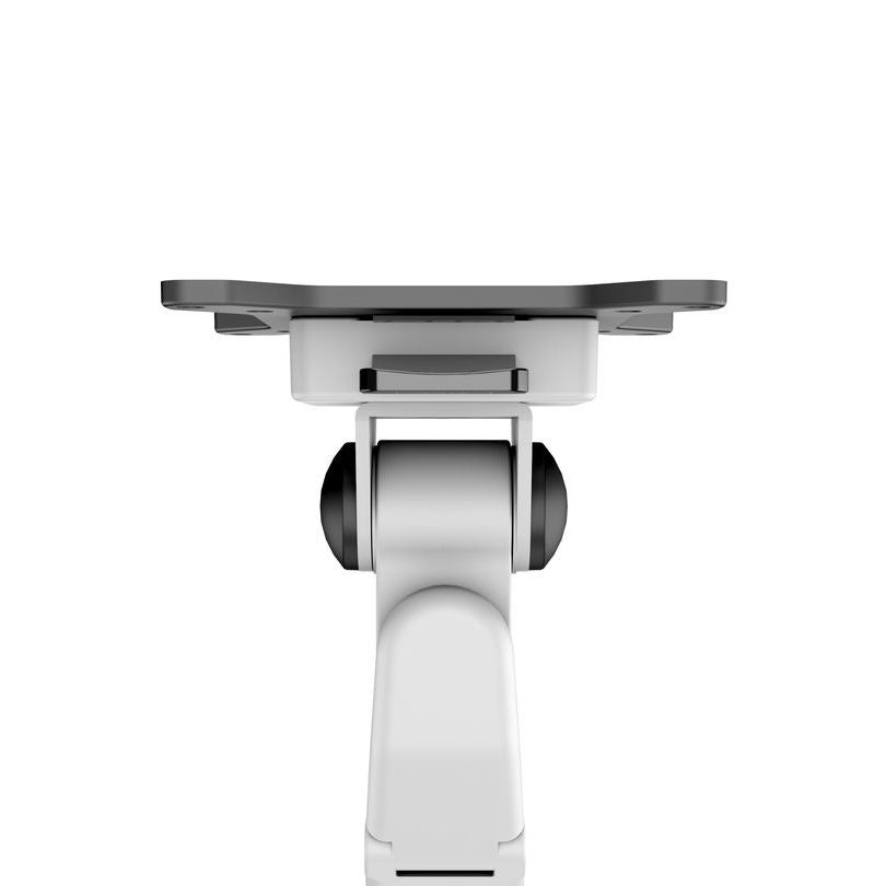 Light Gray Multibrackets M VESA Gas Lift Arm Dual White