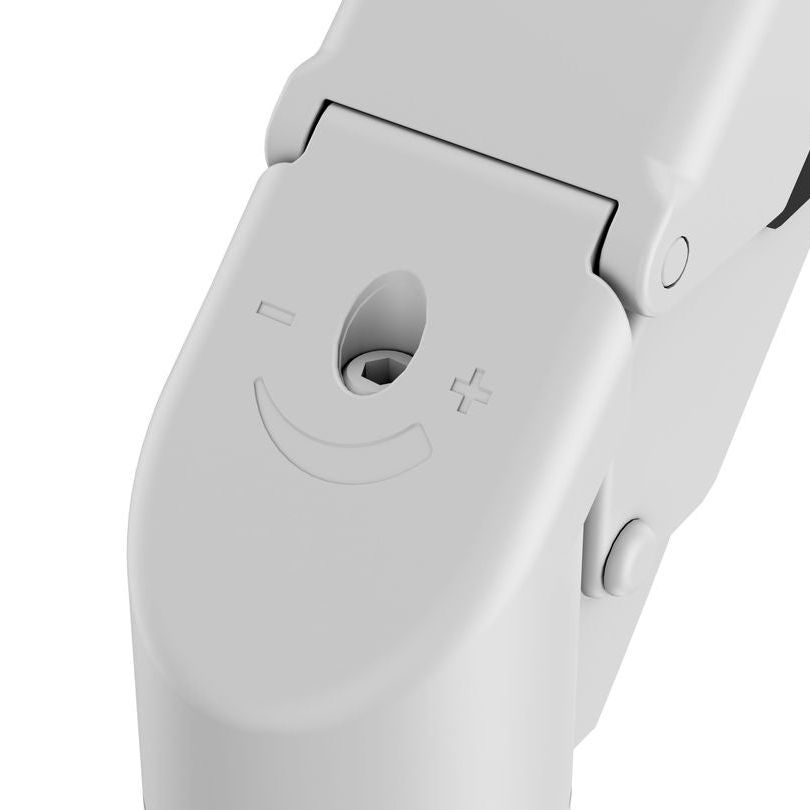 Light Gray Multibrackets M VESA Gas Lift Arm Dual White
