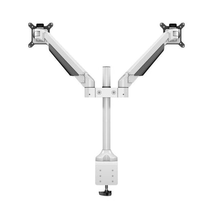 Light Gray Multibrackets M VESA Gas Lift Arm Dual White