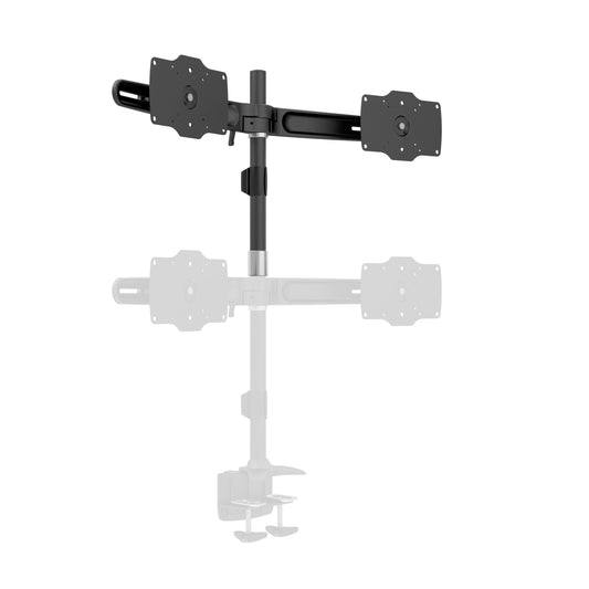 Light Gray Multibrackets M VESA Desktopmount Dual Stand 24"-32" Expansion Kit