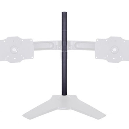 Light Gray Multibrackets M Desktopmount Single / Dual / Triple Stand 46cm Pipe