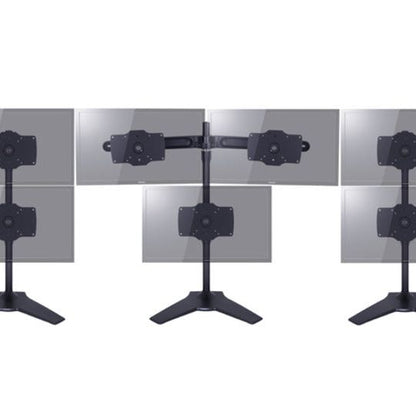 Light Slate Gray Multibrackets M Desktopmount Single / Dual / Triple Stand 46cm Pipe