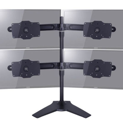 Light Slate Gray Multibrackets M Desktopmount Single / Dual / Triple Stand 46cm Pipe