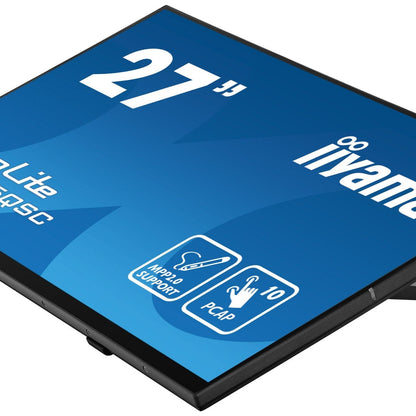 Dark Cyan iiyama ProLite T2755QSC-B1 computer monitor 68.6 cm (27") 2560 x 1440 pixels Full HD LCD Touchscreen Black