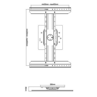 Gray Multibrackets M Universal Digital Signage Wallmount Black