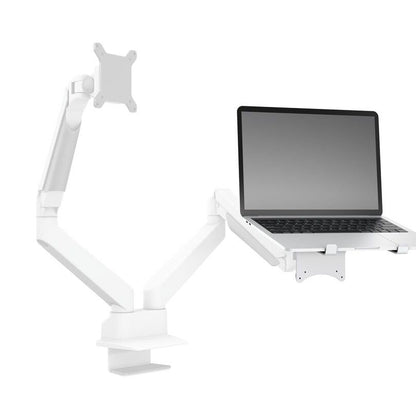 Light Gray Multibrackets M Laptop Holder Gas Lift Arm White