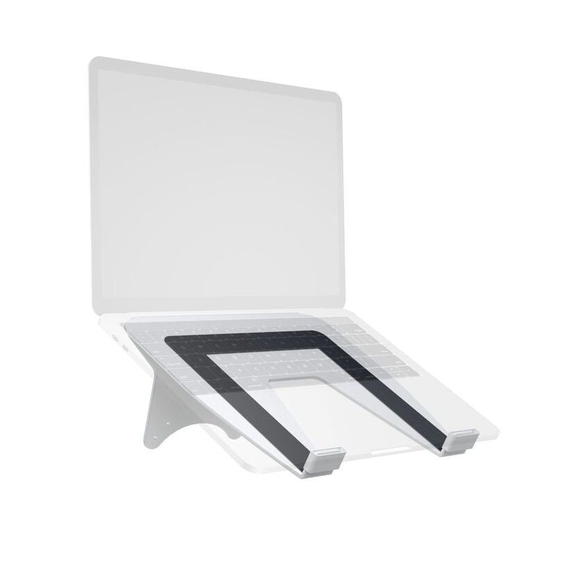 Light Gray Multibrackets M Laptop Holder Gas Lift Arm White