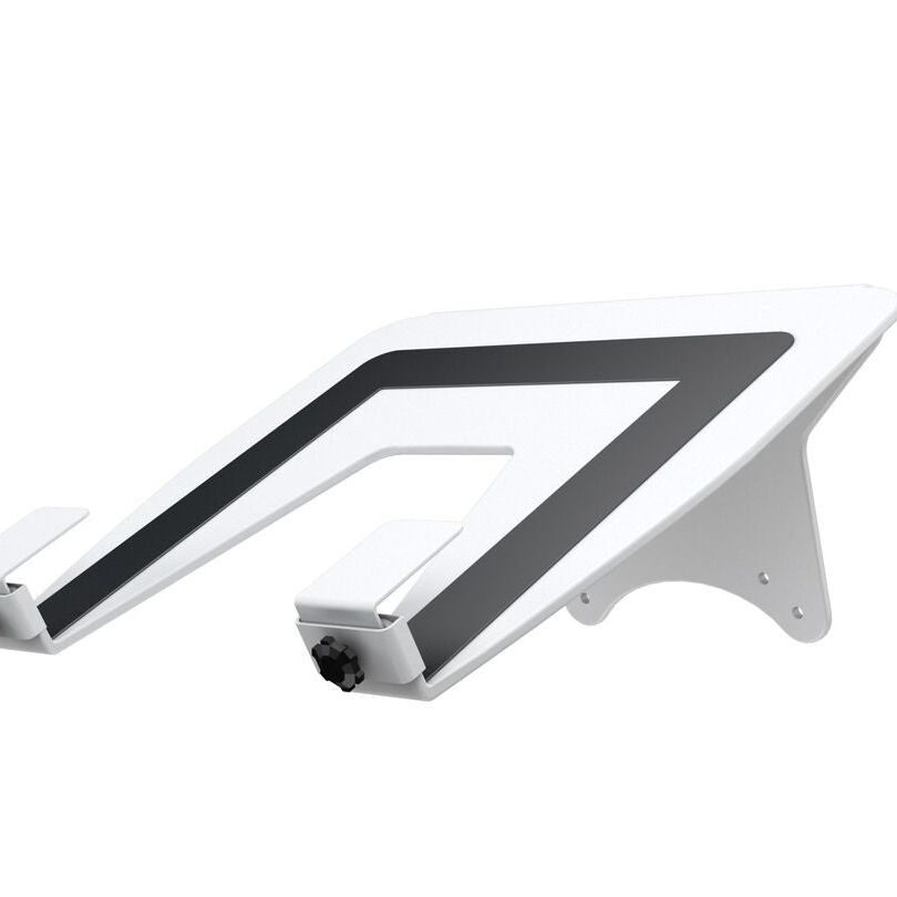 Dark Slate Gray Multibrackets M Laptop Holder Gas Lift Arm White