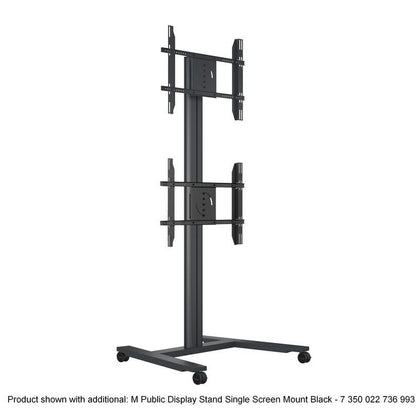 Dark Slate Gray Multibrackets M Public Display Stand Single Screen Mount Black