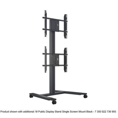 Dark Slate Gray Multibrackets M Public Display Stand Single Screen Mount Black