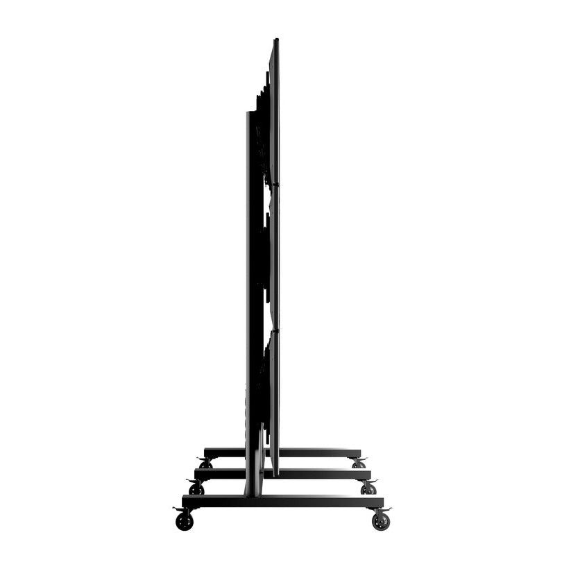 Black Multibrackets M Public Video Wall Stand 9-Screens 40-55" Black