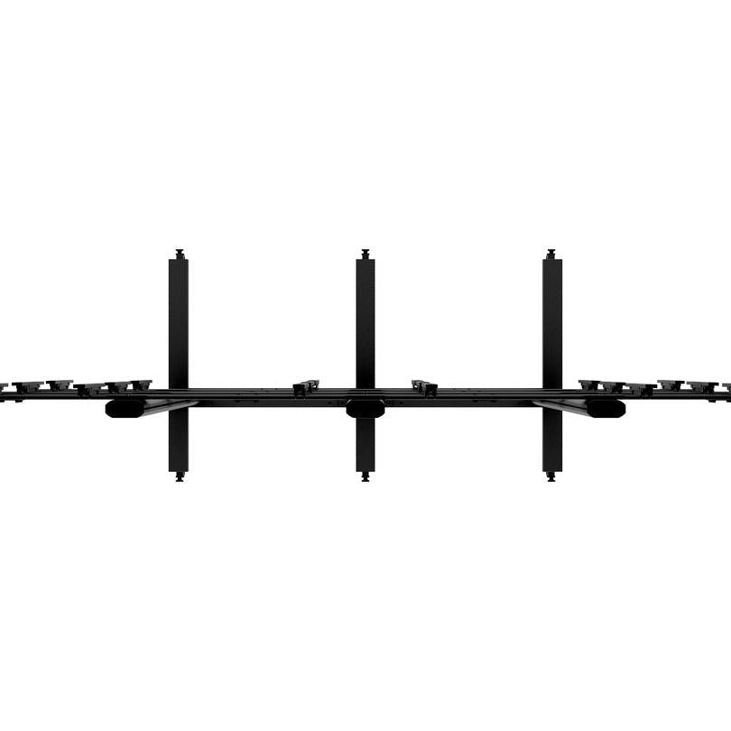 Black Multibrackets M Public Video Wall Stand 9-Screens 40-55" Black