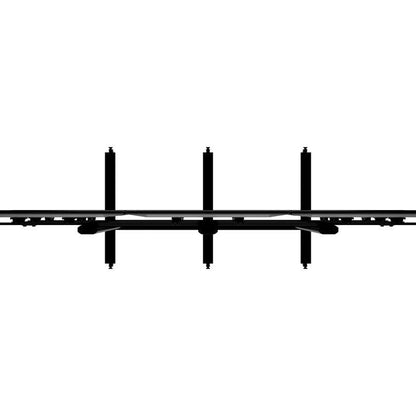 Light Gray Multibrackets M Public Video Wall Stand 9-Screens 40-55" Black