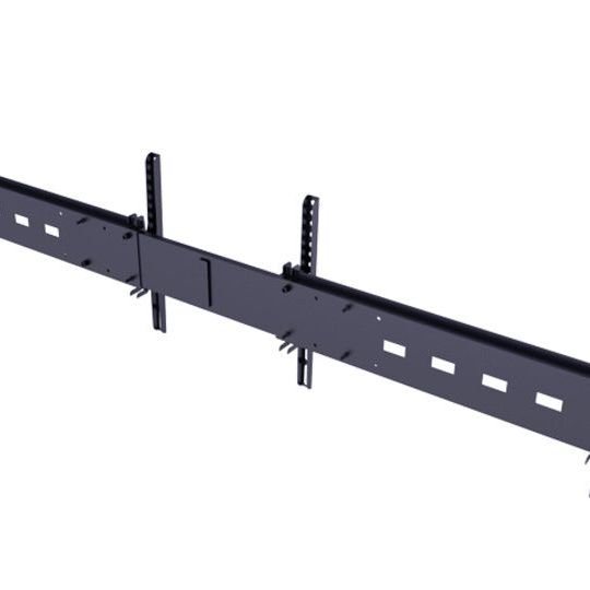 Dark Slate Gray Multibrackets M Public Display Stand Dual Screen Mount 40-55" Black