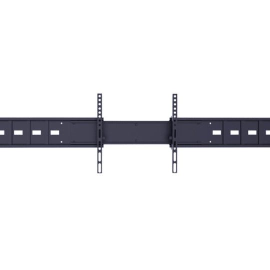 Dark Slate Gray Multibrackets M Public Display Stand Dual Screen Mount 40-55" Black
