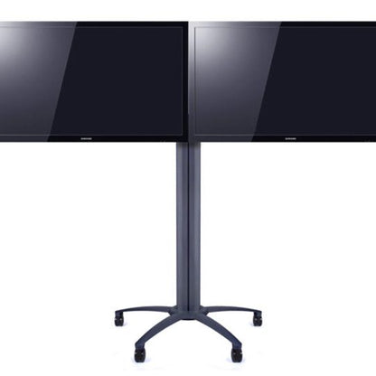 Dark Slate Gray Multibrackets M Public Display Stand Dual Screen Mount 40-55" Black