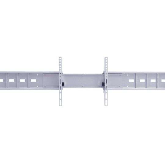 Gray Multibrackets M Public Display Stand Dual Screen Mount 40-55" Silver
