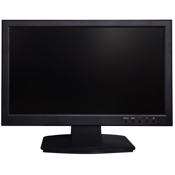 Black Vigilant Vision 19.5" LED 1080P Mega Pixel AHD Monitor