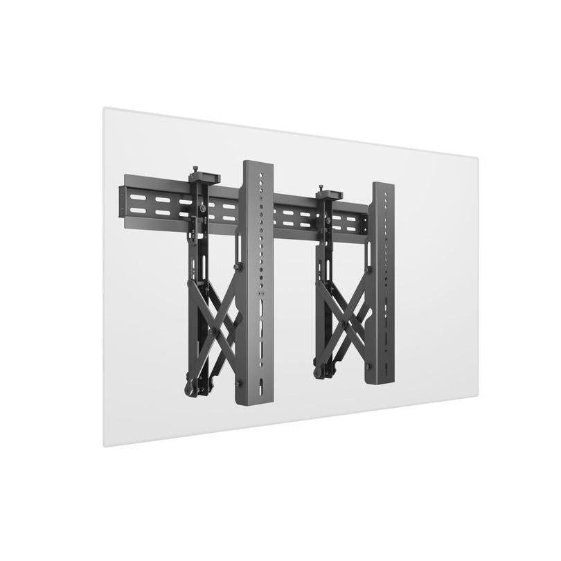 Dark Slate Gray Multibrackets M Public Video Wall Mount Push 40-70" Black