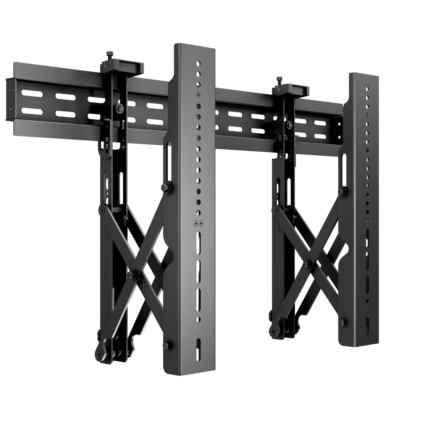 Dark Slate Gray Multibrackets M Public Video Wall Mount Push 40-70" Black