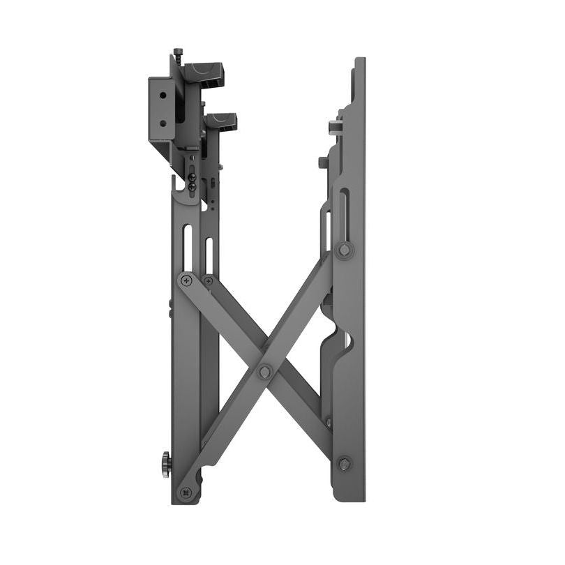 Dim Gray Multibrackets M Public Video Wall Mount Push 40-70" Black