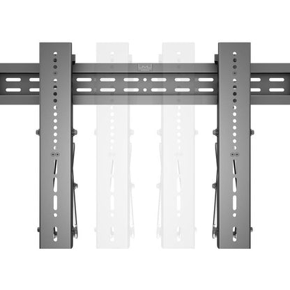 Light Slate Gray Multibrackets M Public Video Wall Mount Push 40-70" Black