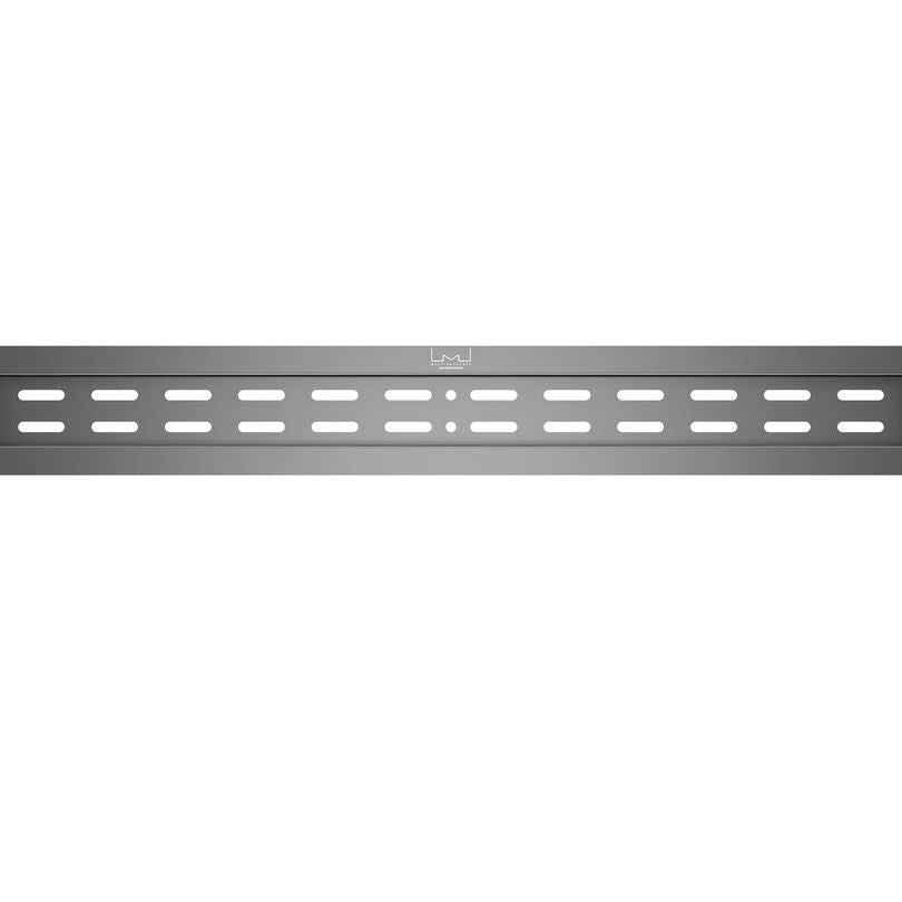 Slate Gray Multibrackets M Public Video Wall Mount Push 40-70" Black