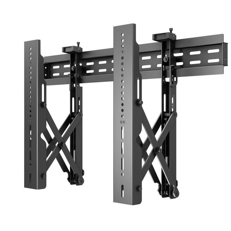 Dark Slate Gray Multibrackets M Public Video Wall Mount Push 40-70" Black