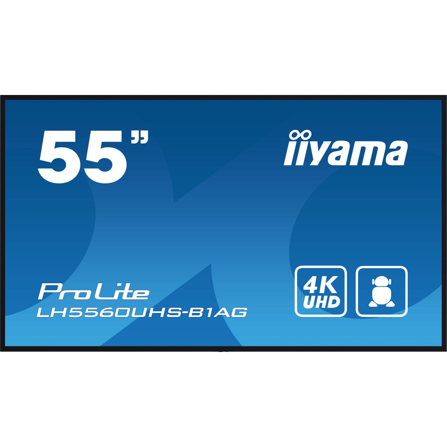 Dark Cyan iiyama ProLite LH5560UHS-B1AG 55" 4K UHD LED IPS Display with WiFi and Android OS