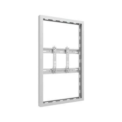Light Gray Multibrackets M Pro Series - Enclosure 43" Wall Slim Small White