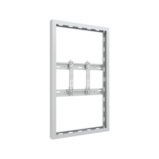 Light Gray Multibrackets M Pro Series - Enclosure 43" Wall Slim Small White