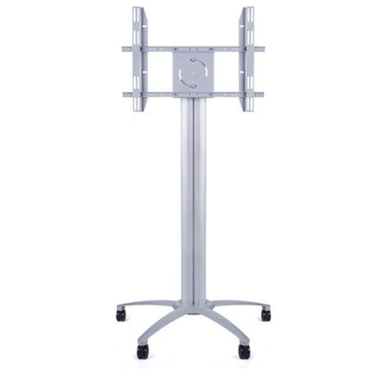 Light Gray Multibrackets M Public Display Stand Pillar 70 Silver, incl. 220V Power Rail