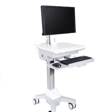 Light Gray Multibrackets M Universal Workstation Cart DT