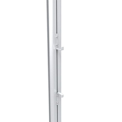 Light Gray Multibrackets M Public Display Stand Cable Hooks Silver