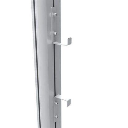 Dark Gray Multibrackets M Public Display Stand Cable Hooks Silver