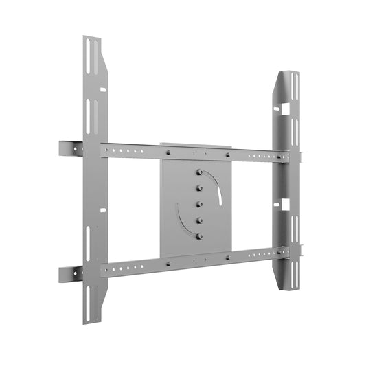 Dark Gray Multibrackets M Public Display Stand Single Screen Mount Silver