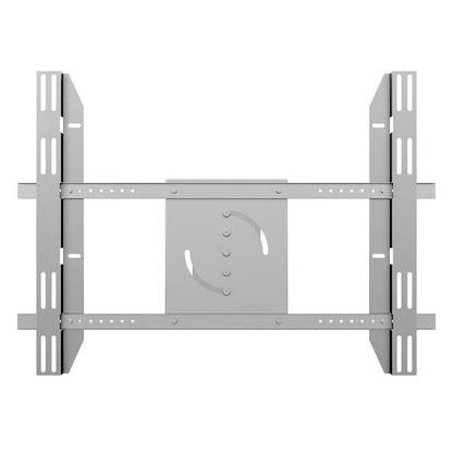 Gray Multibrackets M Public Display Stand Single Screen Mount Silver
