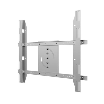 Dark Gray Multibrackets M Public Display Stand Single Screen Mount Silver