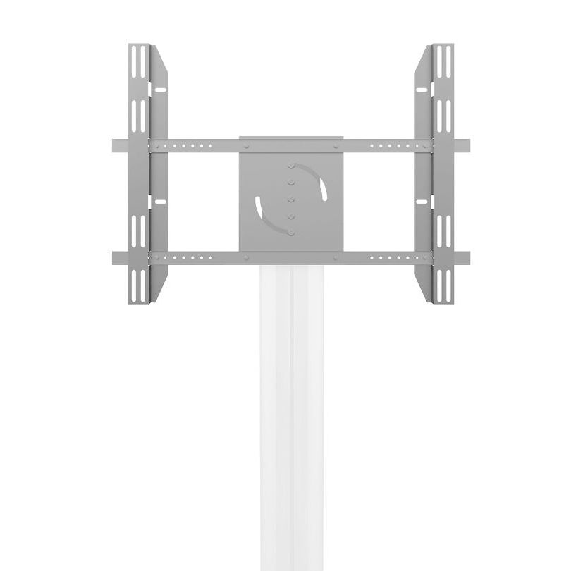 Dark Gray Multibrackets M Public Display Stand Single Screen Mount Silver