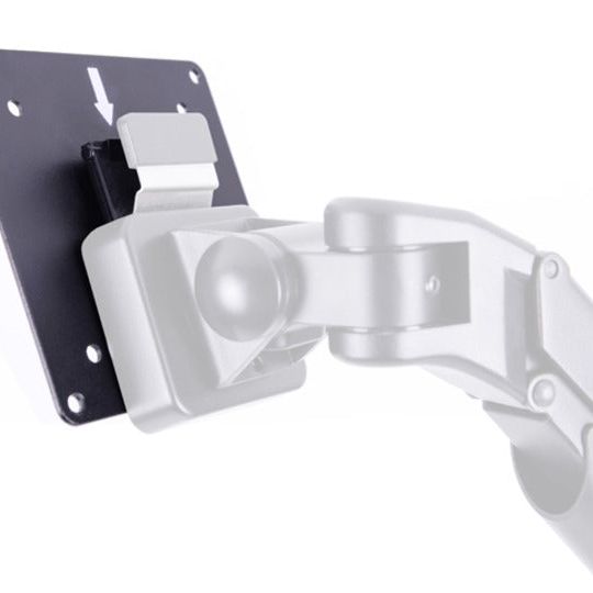 Light Gray Multibrackets M VESA Gas Lift Quick Release Plate Model 1
