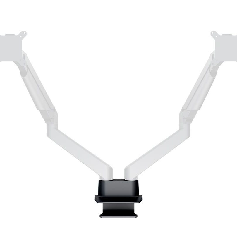 Light Gray Multibrackets M Duo Deskmount Black