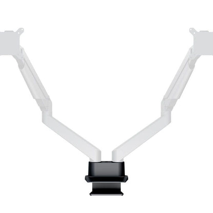 Light Gray Multibrackets M Duo Deskmount Black