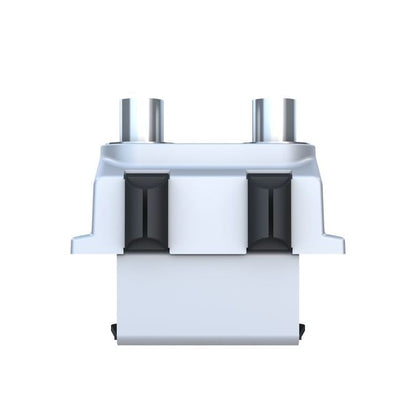 Light Gray Multibrackets M Duo Deskmount Silver