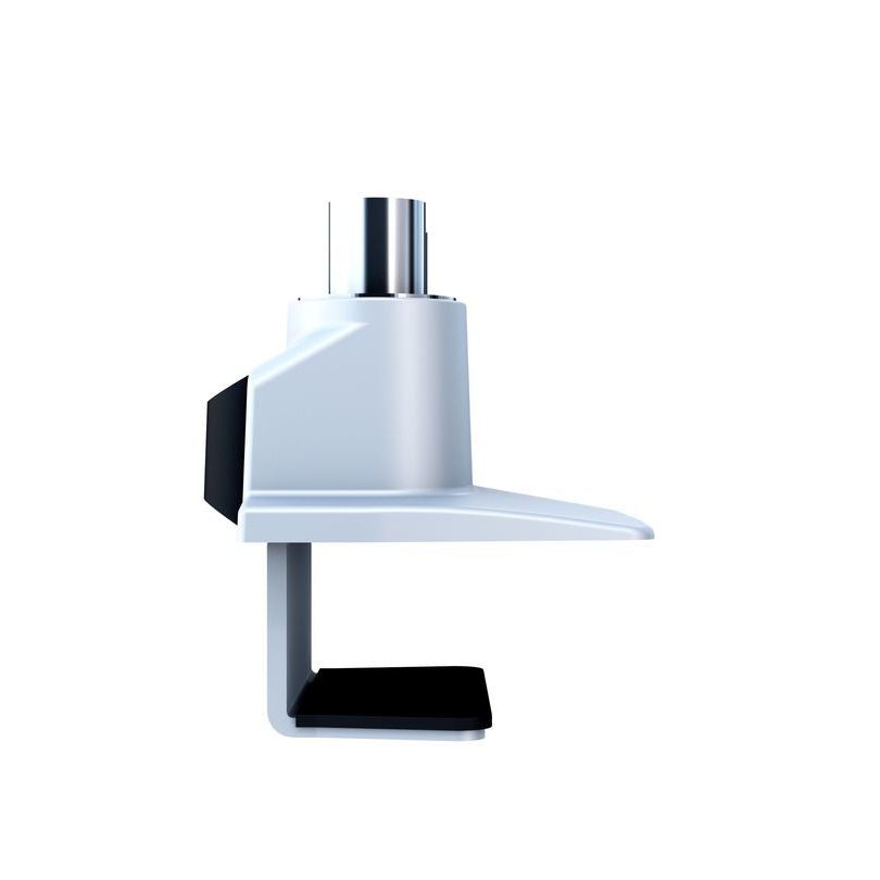 Light Gray Multibrackets M Duo Deskmount Silver