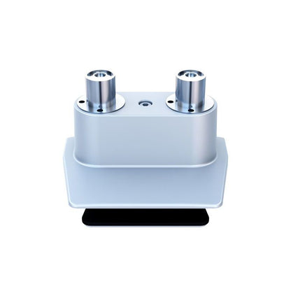 Light Steel Blue Multibrackets M Duo Deskmount Silver