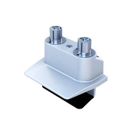 Light Steel Blue Multibrackets M Duo Deskmount Silver
