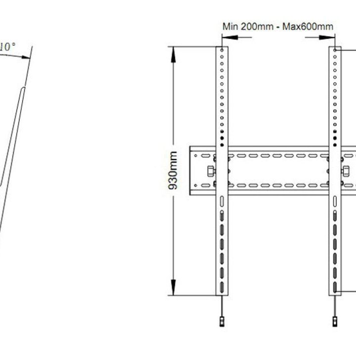 Light Slate Gray Multibrackets M Universal Tilt Wallmount SD MAX 1200x900
